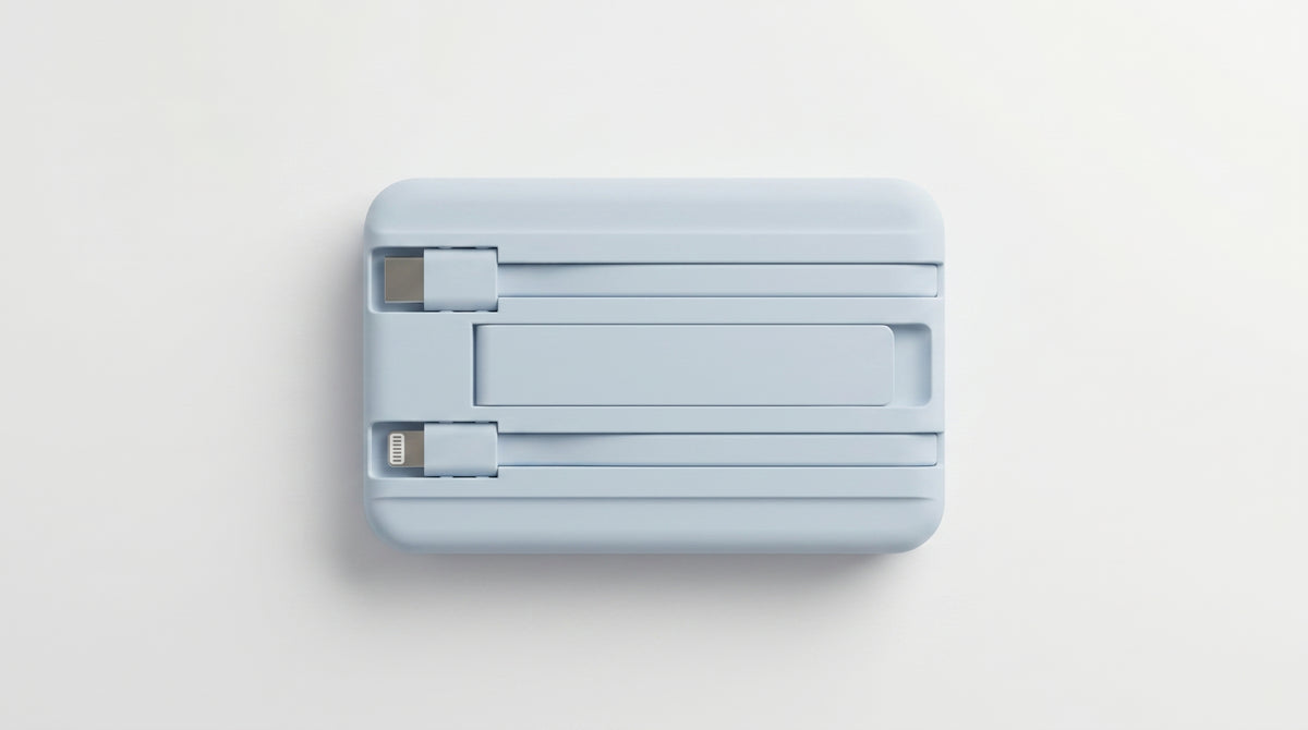 Northline MagSafe Power Bank - Sky Blue - back view