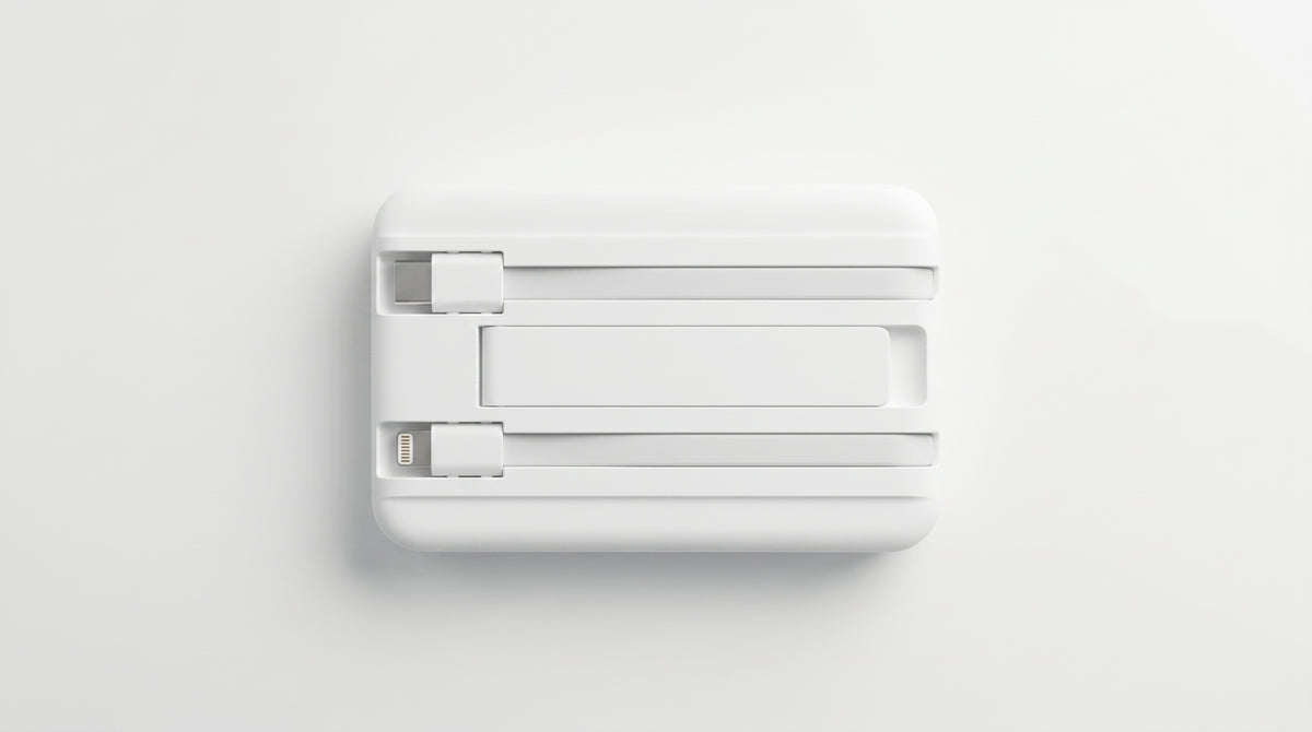 Northline MagSafe Power Bank - White - back view