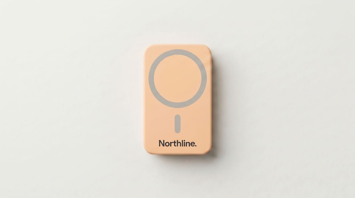 Northline MagSafe Power Bank - Peach Blush - front view