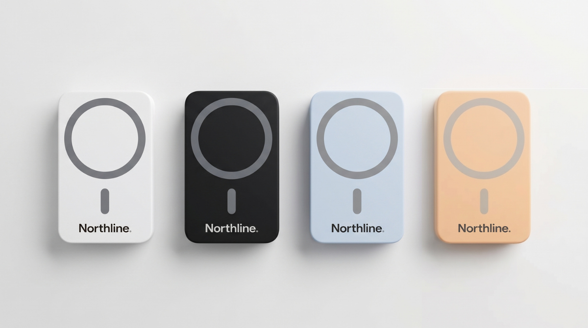 Northline MagSafe Power Bank - all colors front view